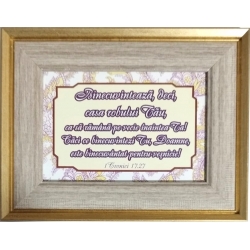 Tablou model1,  Binecuvinteaza casa robului Tau